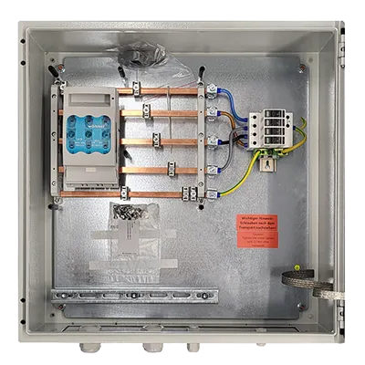 AC Box AC Anschlusstechnik mit Überspannungsschutz und NH Trenner 250 A TN-C