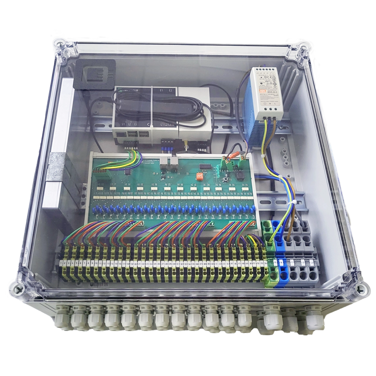 Trafostationsüberwachung Box mit digitalem Netzmonitoring in Niederspannungsstation